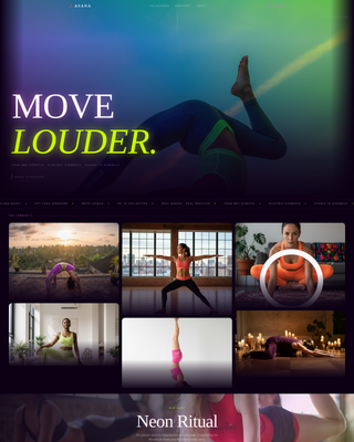 Activewear & Athleisure Brand Professional Website Template