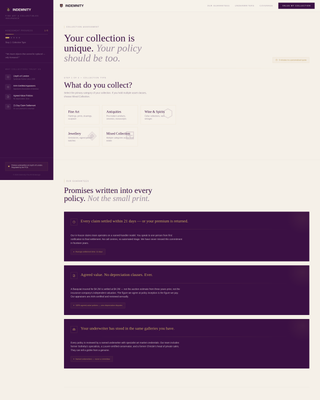 Indemnity - Trusted Artinsurance Landing Page Template