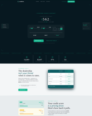 Lenddrive - Powerful Autofinancing Landing Page Template