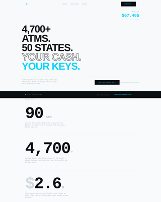 Bitcoin - Rapid Cryptoatm Landing Page Template