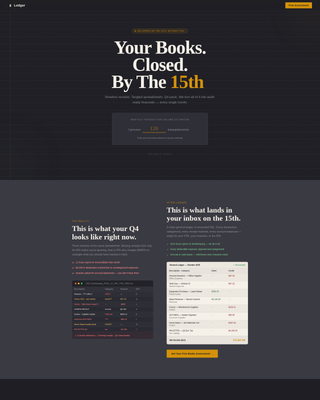 Accounting & Tax Firm Booking Website Template