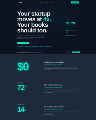 Accounting & Tax Firm Professional Website Template