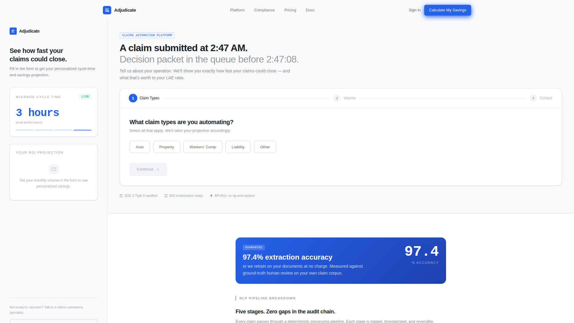 InsurTech & Digital Insurance Cost Calculator Website Template