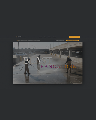 Blast - Executive Pressurewashing Landing Page Template