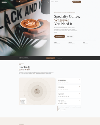 Barista - Polished Mobileespresso Landing Page Template