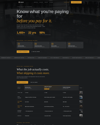 Bilge - Trusted Marine Landing Page Template