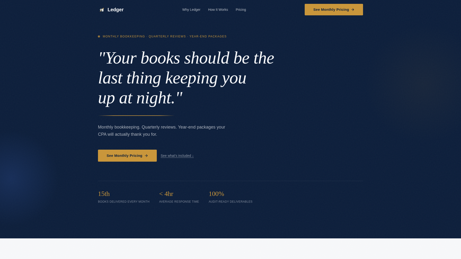 Bookkeeper Specialist Booking Website Template