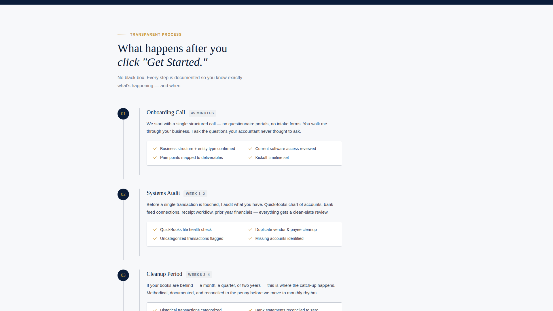 Bookkeeper Specialist Booking Website Template