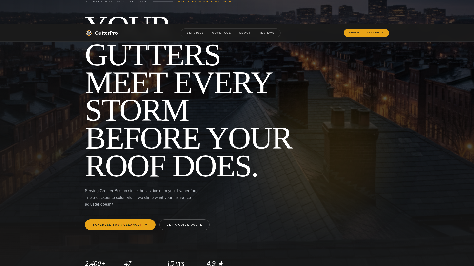 Authoritative Boston | Free Website Template | Rocket