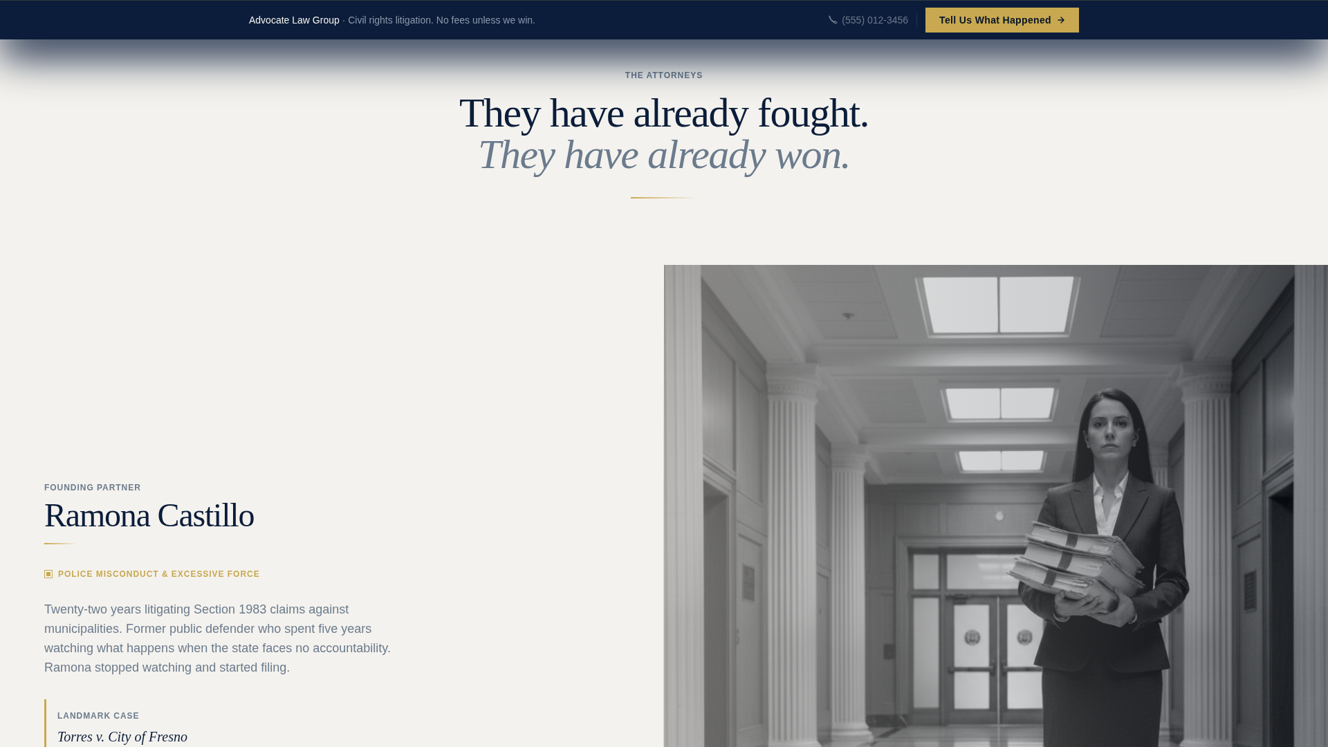 Law Firm & Attorney Professional Website Template