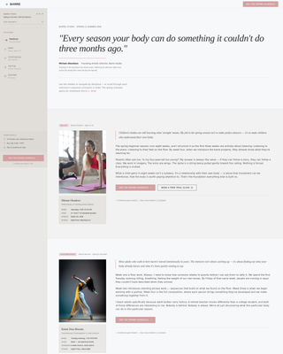 Barre - Inspiring Danceschool Landing Page Template