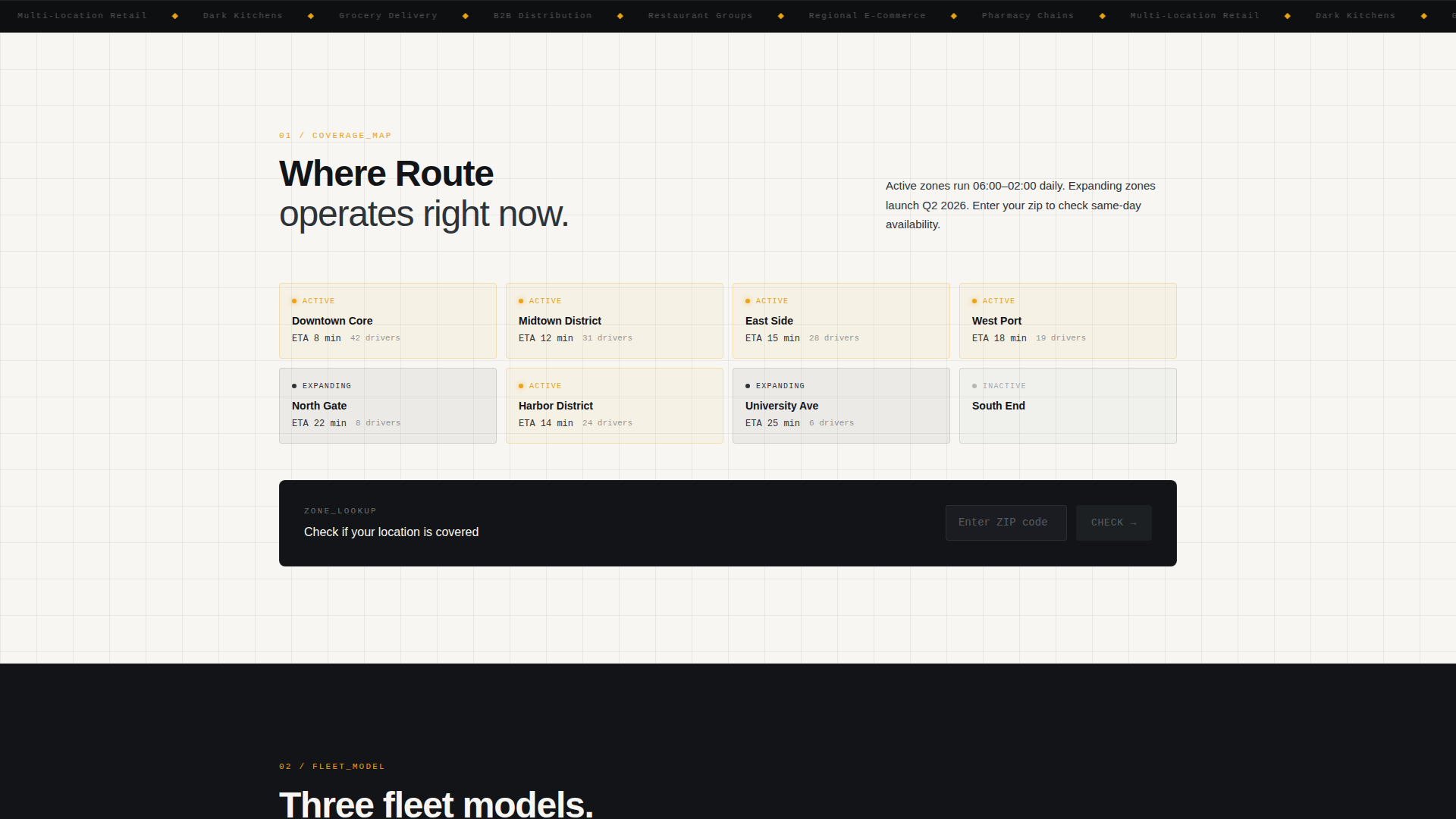 Precision Dispatch Delivery Service Landing Page Template