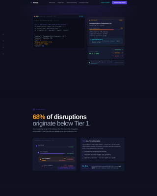Nexus - Intelligent Supplychain Landing Page Template