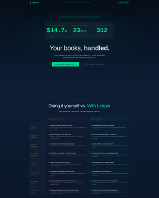 Accounting Firm Booking Website Template