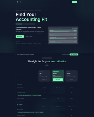 Accounting Firm Professional Website Template