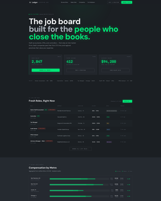 Accounting Digital Presence Careers & Recruitment Website Template