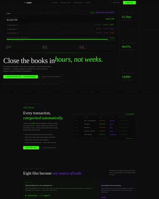 Audit — Comprehensive Financial Review Landing Page Template
