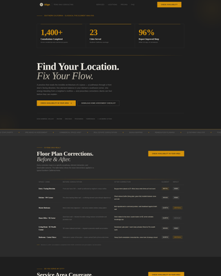 Align - Authoritative Fengshui Landing Page Template