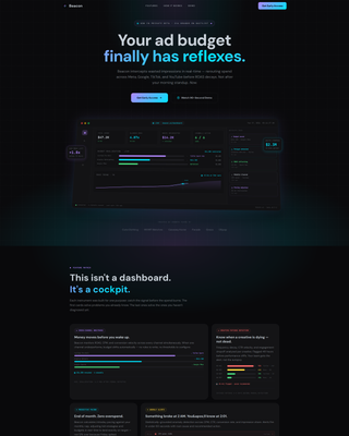 Beacon - Intelligent Adtech Landing Page Template