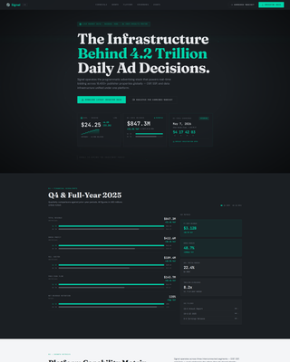Smart Adtech Landing Page Template