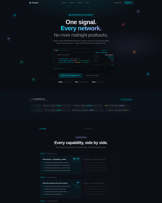Acquire - Powerful App Marketing Landing Page Template