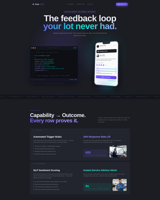 Auto - Modern Dealer Landing Page Template
