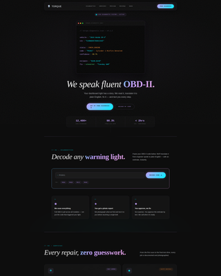 Apex — Professional Auto Repair Landing Page Template