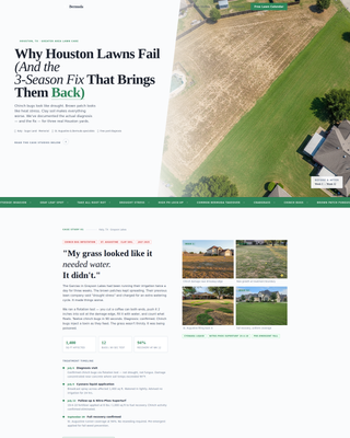 Bermuda - Authoritative Lawncare Landing Page Template