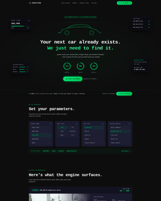 Ignition - Dynamic Automotive Landing Page Template