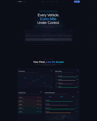 Management Landing Page Template | Dashboard & App Download