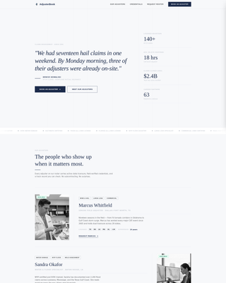 Adjuster - Authoritative Insuranceadjuster Landing Page Template