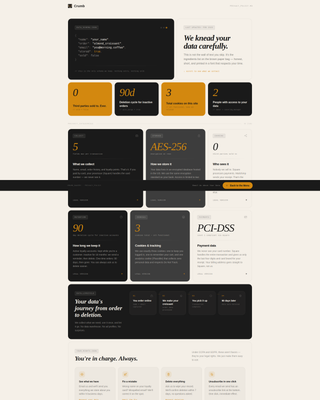Crumb - Transparent Bakery Landing Page Template