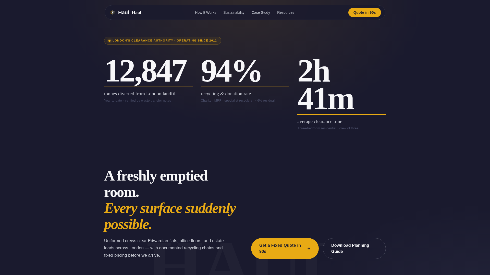 Precision Clearance | Free Website Template | Rocket