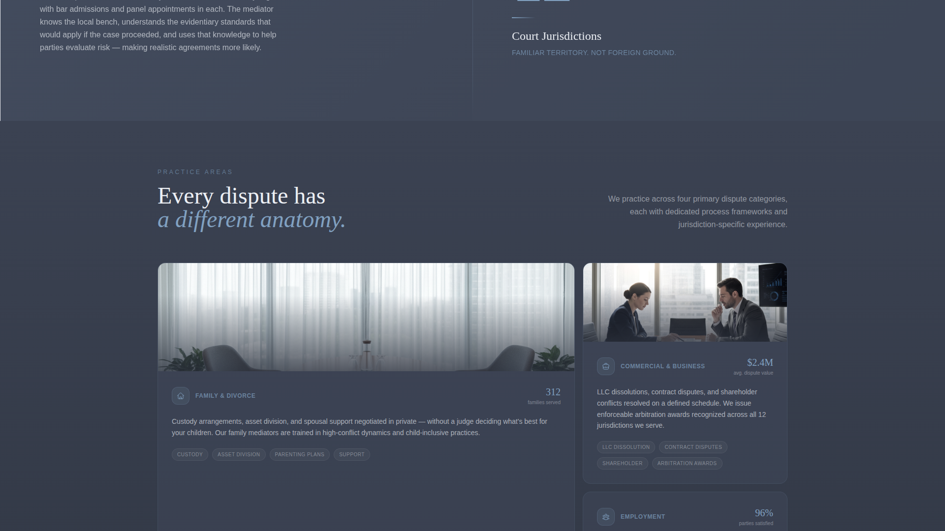 Accord — Certified Dispute Resolution Landing Page Template
