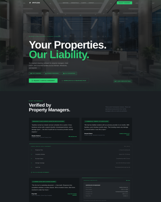 Spotless - Verified Cleaning Landing Page Template