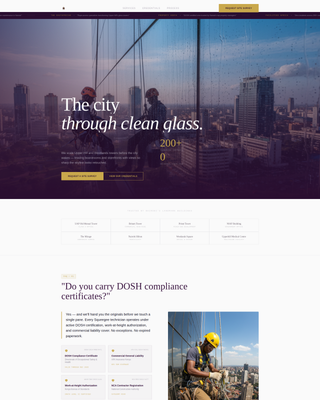 Squeegee - Precision Commercial Landing Page Template