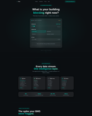 Flux - Powerful Cleantech Landing Page Template