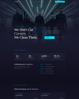 Aurora — Sleek Cleaning Landing Page Template