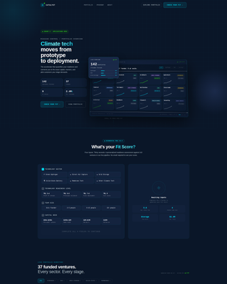 Catalyst - High-Impact ClimaTech Landing Page Template