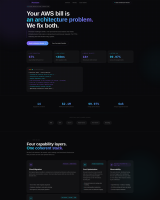 IT Services & Consulting Portfolio Website Template