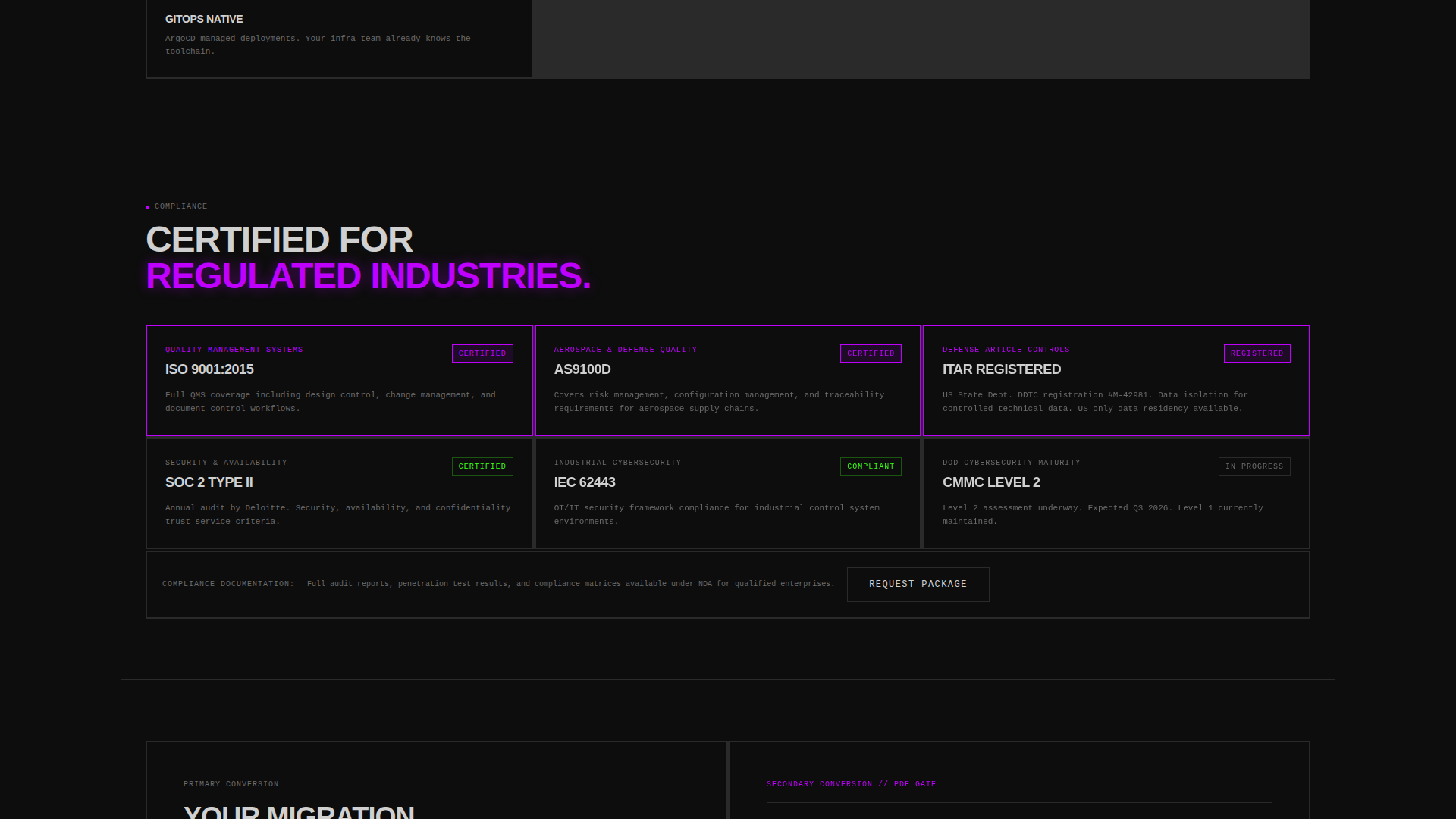 Cloud-Native Enterprise Software Complete Cost Calculator Website Template