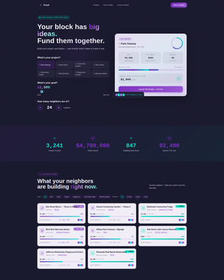 Fund - Powerful Community Landing Page Template