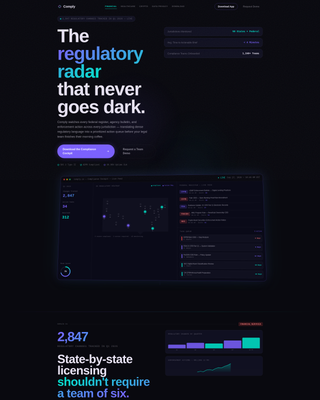 Audit — Regulatory Compliance Landing Page Template