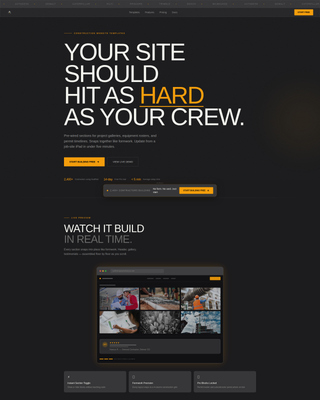 Elite Builder Landing Page Template