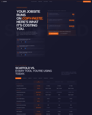 Architect — Master Builder Landing Page Template