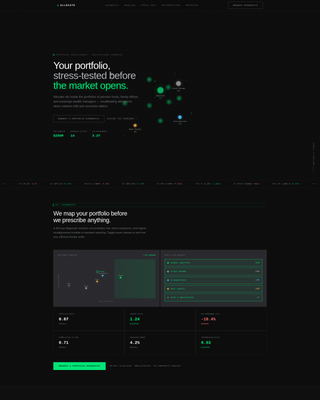 Allocate - Precision Asset Management Landing Page Template
