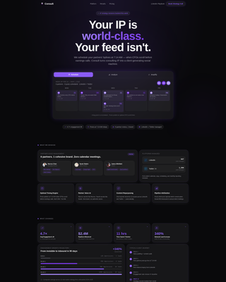 Specialist Consulting Firm Software Appointment Booking Website Template