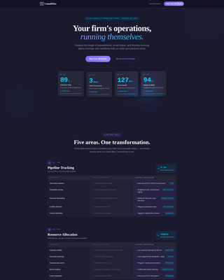 Automate - Dynamic Consulting Landing Page Template