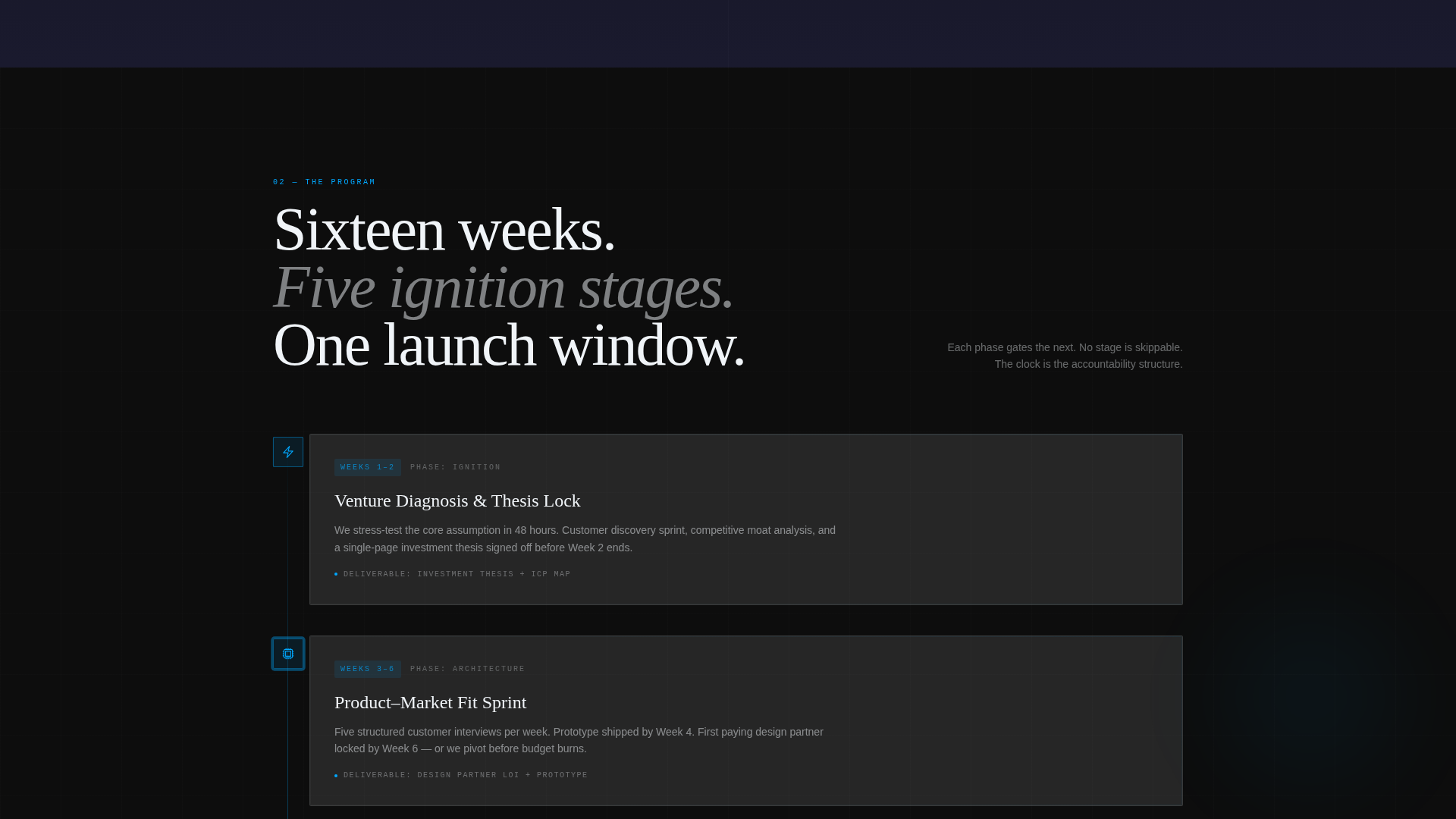 Corporate Startup Accelerator Application Conversion Website Template
