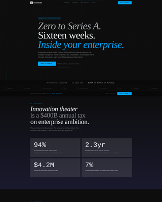 Accelerate - High-Velocity Corporate Landing Page Template